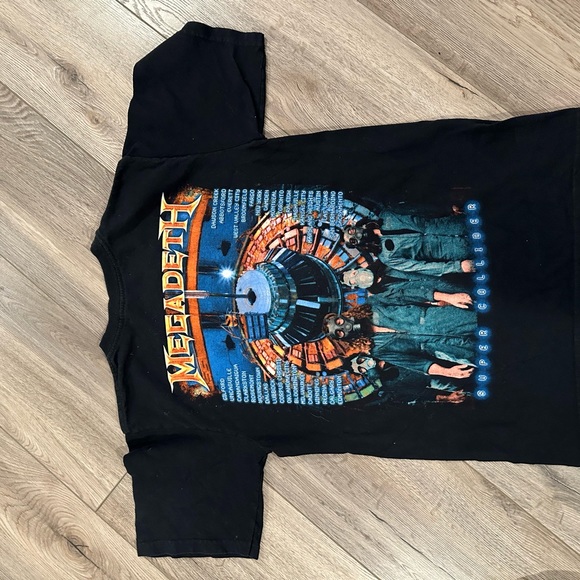 Megadeth super collider concert tour shirt I believe it’s a men’s small - Picture 2 of 4